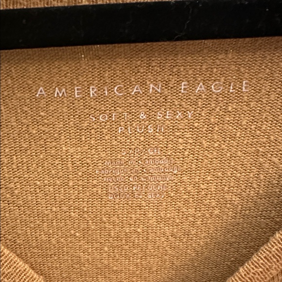 068 American Eagle Mustard Yellow Top - Picture 5 of 6